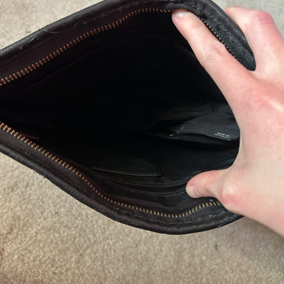 Coach brown and black cross body purse - Picture 4 of 4